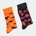 Halloween Couple Socks Cotton Pumpkin Tube Socks