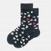 Cotton Socks Heart  Shaped Trend Middle Tube Socks Couple Men And Women The Same Paragraph