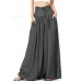 Blue Boho Wide Leg Pants For Women